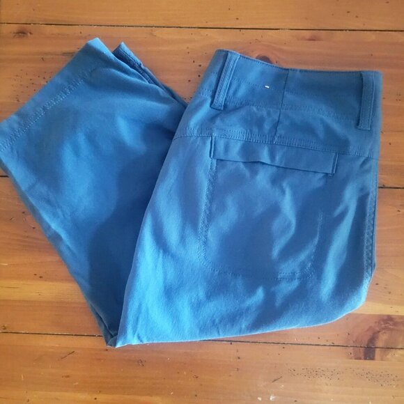 Prana Alana Women's Capri Knicker Hiking Pants Deep Blue Size 12 - Picture 13 of 14